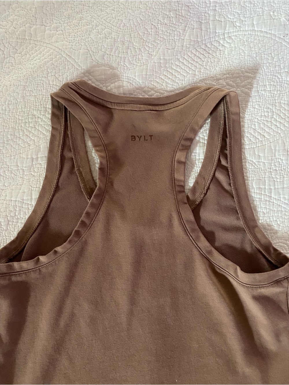 BYLT Tank Top Brown Racerback Small - Picture 8 of 9